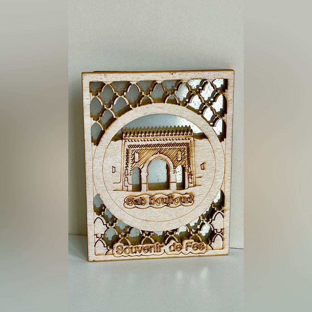 Magnet Blue Gate Fes Morocco Refrigerator Travel Souvenir Magnet Approx 2”x3”